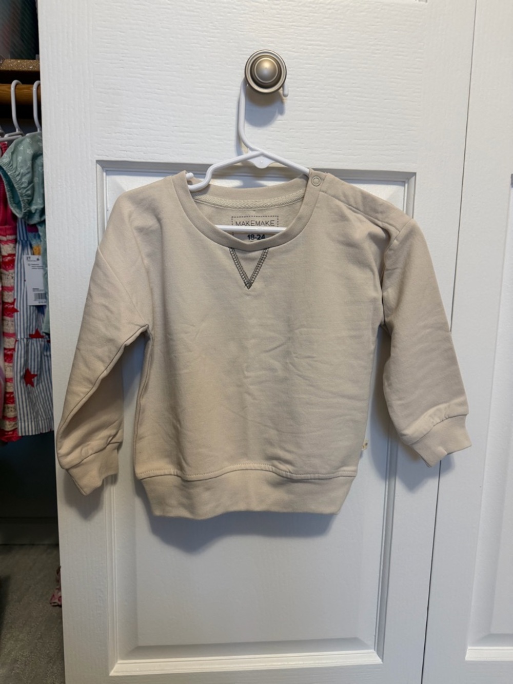 MAKEMAKE Organics Crewneck Sweatshirt for Kids